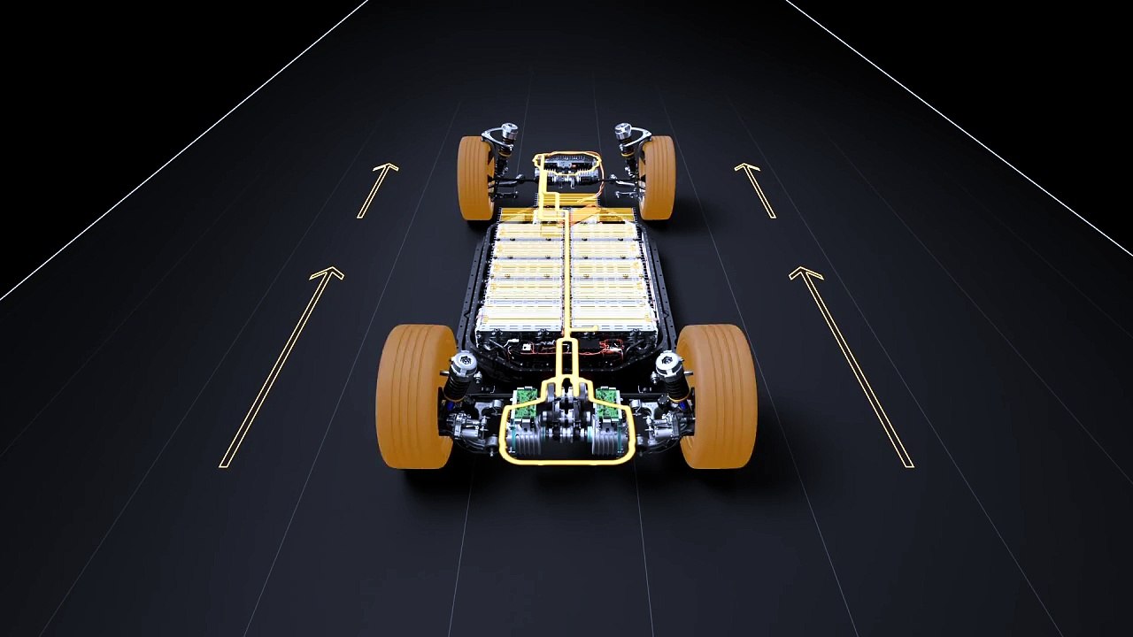 Ferrari Luce - 3 Actuators per wheel