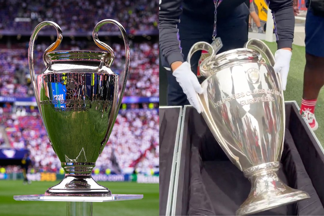 Champions League trophy packed away before PSG vs Arsenal final in rare behind the scenes video