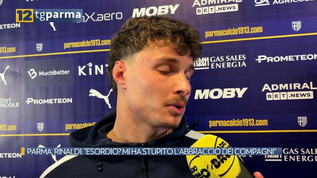 PARMA, RINALDI: ESORDIO? MI HA STUPITO L'ABBRACCIO DEI COMPAGNI | PARMA, RINALDI: ESORDIO? MI HA STUPITO L'ABBRACCIO DEI COMPAGNI