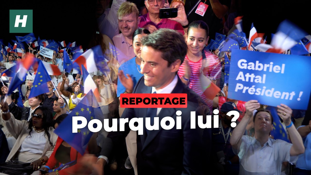 Au meeting d'Attal, on a joué au 7 différences entre lui et Macron (et ses sympathisants en trouvent surtout une)
