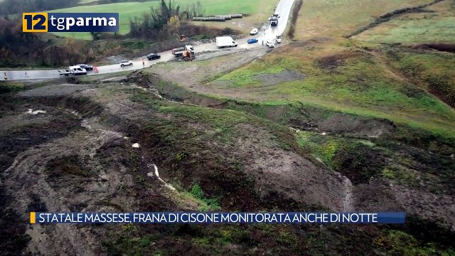 STATALE MASSESE, FRANA DI CISONE MONITORATA ANCHE DI NOTTE | STATALE MASSESE, FRANA DI CISONE MONITORATA ANCHE DI NOTTE