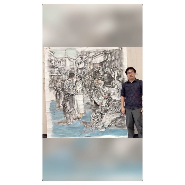 柳岸行舟