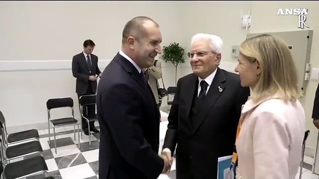 Mattarella incontra il Presidente della Repubblica di Bulgaria, Rumen Radev