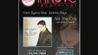 Yann syena ft joanna rays - not the one (loic b remix)