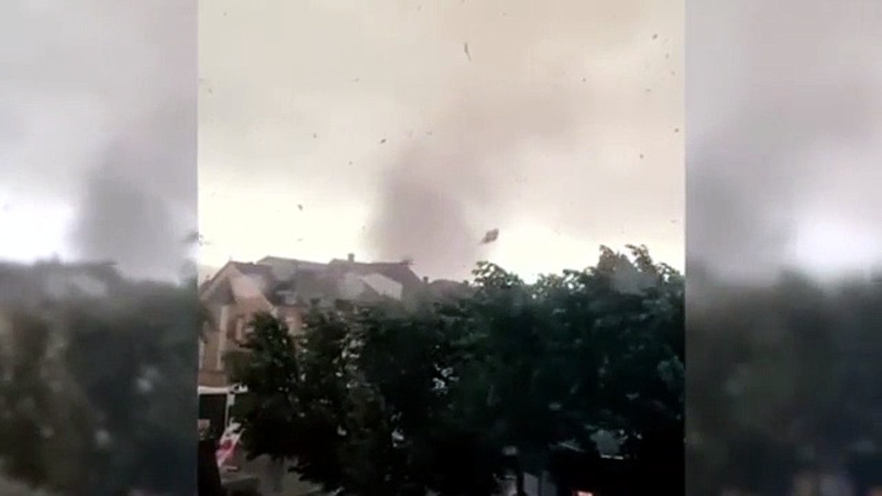 Tornado a Pétange (Lussemburgo)
