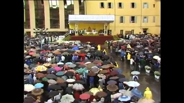 6 giugno 1988 - La visita di Papa Giovanni Paolo II