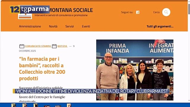 VICINI ALLE DONNE VITTIME DI VIOLENZA: INIZIATIVA DEL ROTARY CLUB PARMA EST | VICINI ALLE DONNE VITTIME DI VIOLENZA: INIZIATIVA DEL ROTARY CLUB PARMA EST
