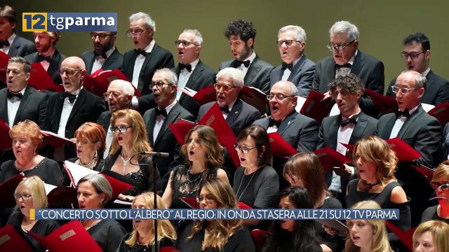CONCERTO SOTTO L'ALBERO AL REGIO: IN ONDA STASERA ALLE 21 SU 12 TV PARMA | CONCERTO SOTTO L'ALBERO AL REGIO: IN ONDA STASERA ALLE 21 SU 12 TV PARMA