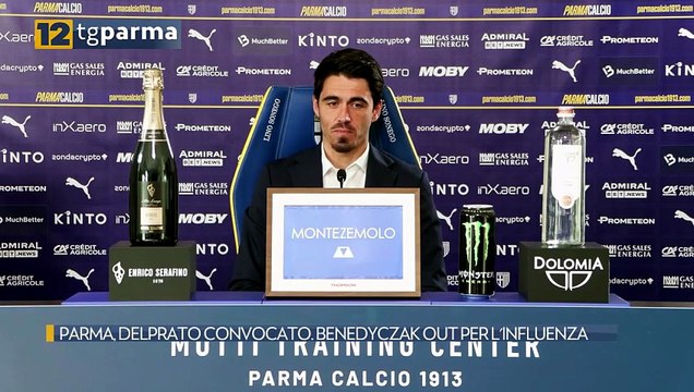 PARMA, DELPRATO CONVOCATO. BENEDYCZAK OUT PER L'INFLUENZA | PARMA, DELPRATO CONVOCATO. BENEDYCZAK OUT PER L'INFLUENZA