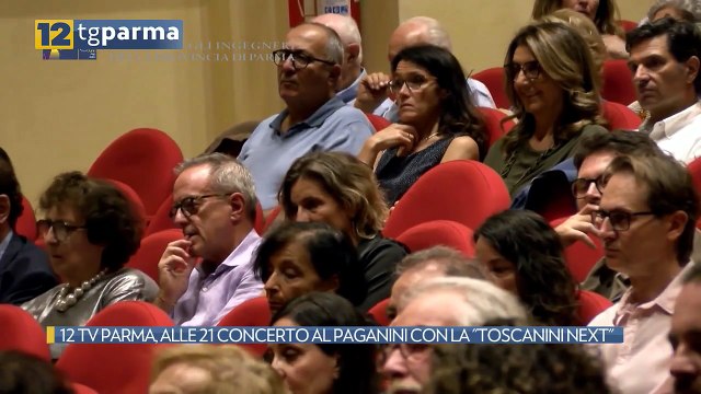12 TV PARMA, ALLE 21 CONCERTO AL PAGANINI CON LA TOSCANINI NEXT | 12 TV PARMA, ALLE 21 CONCERTO AL PAGANINI CON LA TOSCANINI NEXT