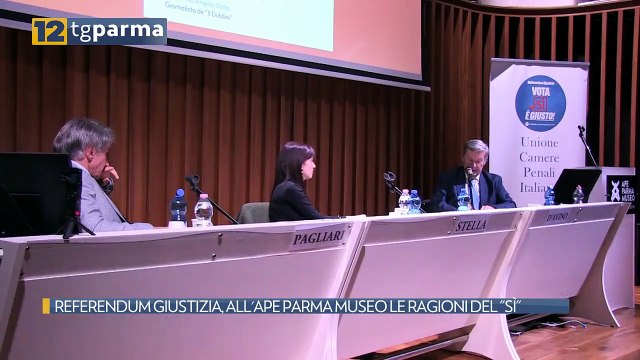 REFERENDUM GIUSTIZIA, ALL'APE PARMA MUSEO LE RAGIONI DEL SÌ | REFERENDUM GIUSTIZIA, ALL'APE PARMA MUSEO LE RAGIONI DEL SÌ