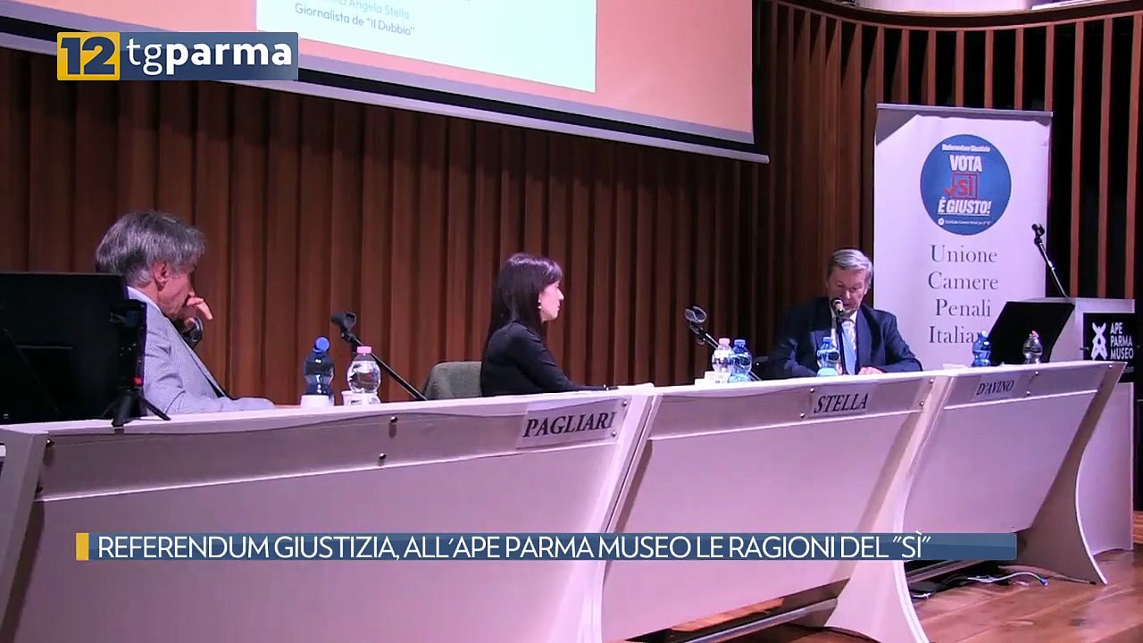 REFERENDUM GIUSTIZIA, ALL'APE PARMA MUSEO LE RAGIONI DEL "SÌ" | REFERENDUM GIUSTIZIA, ALL'APE PARMA MUSEO LE RAGIONI DEL "SÌ"