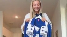 A viral video reveals what happens when a cheerleader leaves the Dallas Cowboys