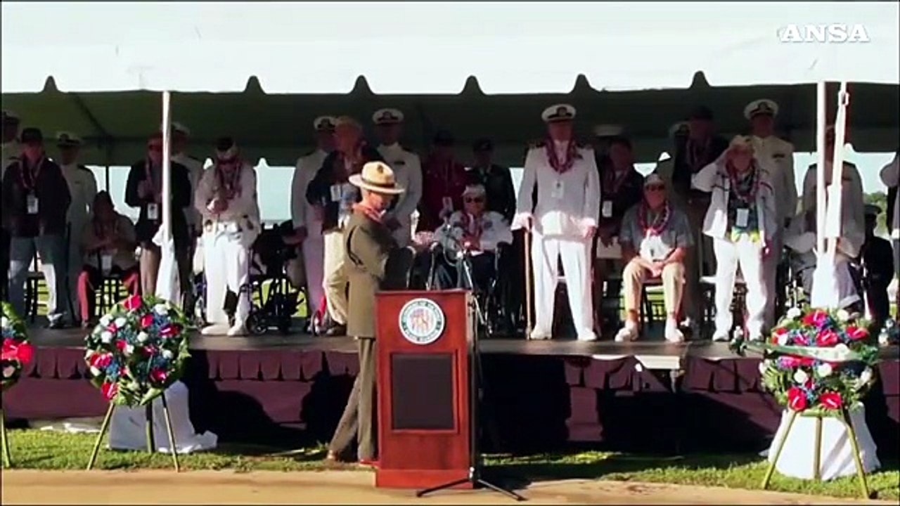 Pearl Harbor, i sopravvissuti tornano alla base per commemorare le vittime