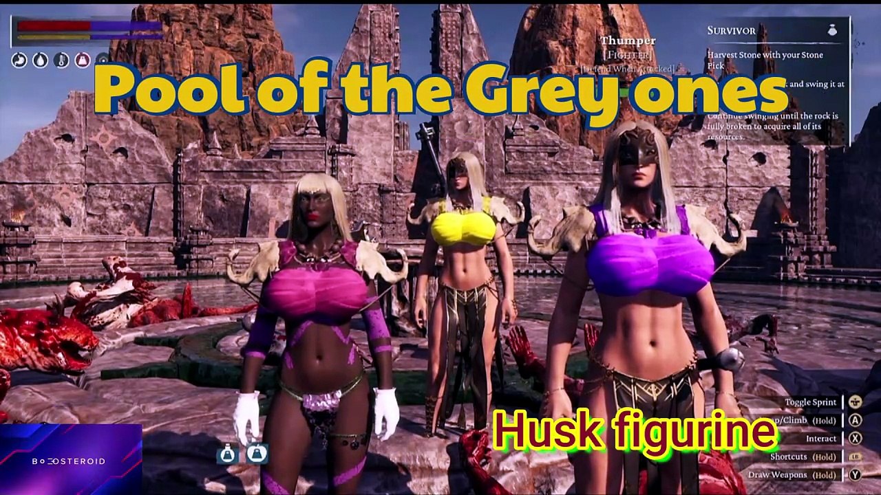 Conan Exiles the pools of the grey ones Isle of...