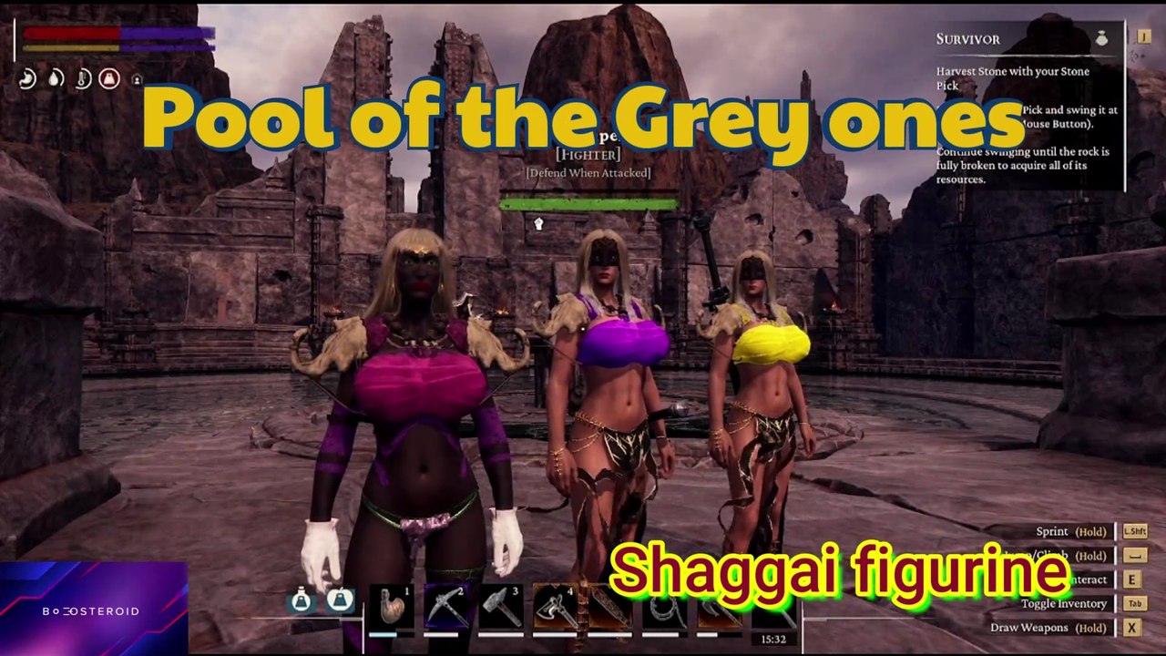 Conan Exiles the pools of the grey ones Isle of Siptah Shaggai Figurine