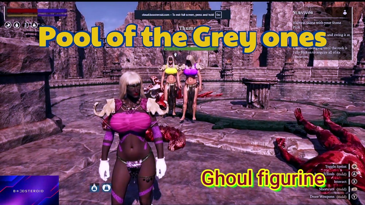 Conan Exiles the pools of the grey ones Isle of Siptah Ghoul Figurine