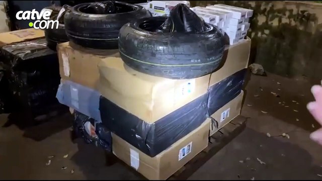 Depósito clandestino com 10 mil maços de cigarros contrabandeados é localizado em Foz do Iguaçu