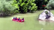 Kahramanmaraş'ta balık tutarken nehre düşen kişiyi arama çalışmaları sürüyor