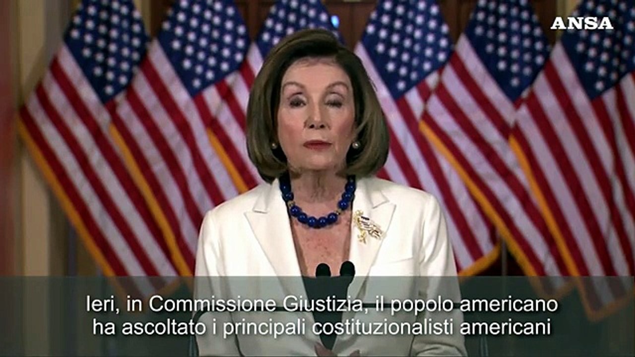 Impeachment, Pelosi chiede che si proceda con i capi d'accusa contro Trump