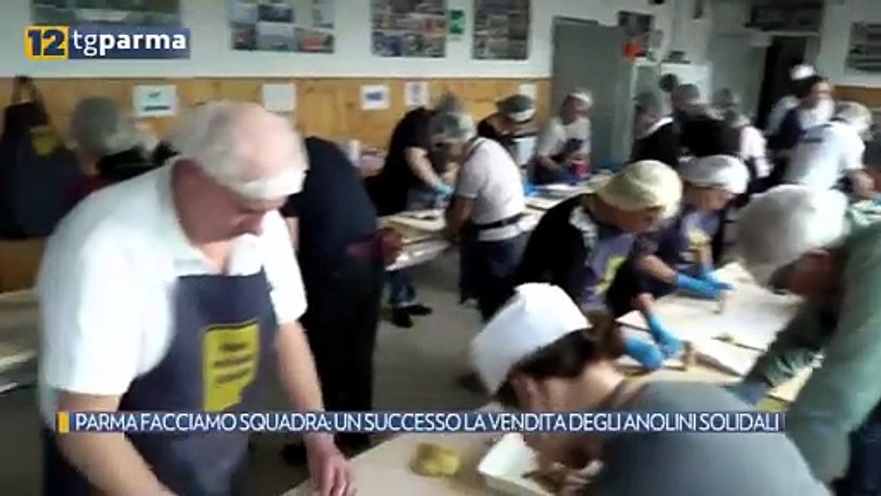 PARMA FACCIAMO SQUADRA: UN SUCCESSO LA VENDITA DEGLI ANOLINI SOLIDALI