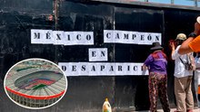 Estadio Azteca: familias buscadoras pegan fichas de sus seres queridos alrededor de las instalaciones previo al Mundial
