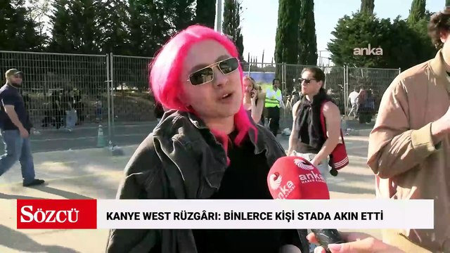Atatürk Olimpiyat Stadı'nda Kanye West yoğunluğu... Sadece Türkiye'nin dört bir tarafından değil Gürcistan, Kazakistan, İngiltere, İsviçre dahil pek çok ülkeden seyirci geldi