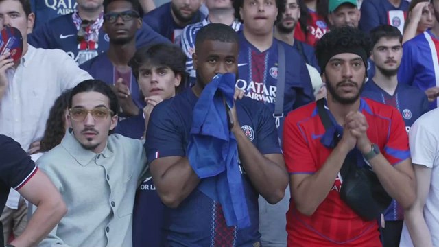 Reacción PSG tanda penaltis inglés