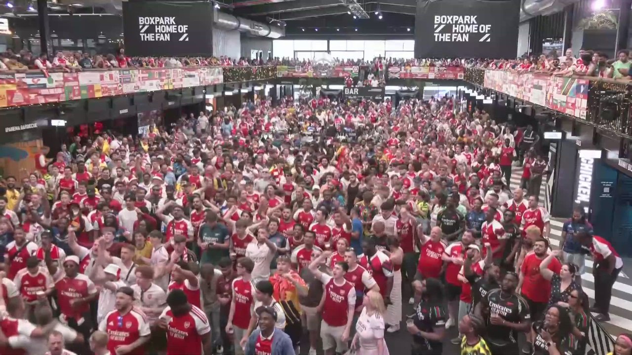 Compilado fans Arsenal inglés