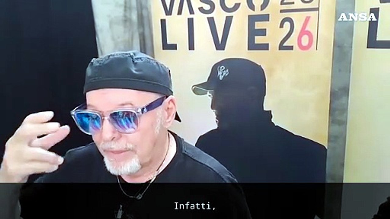 Vasco Rossi: "La musica e' forma di condivisione, ci salvera'"