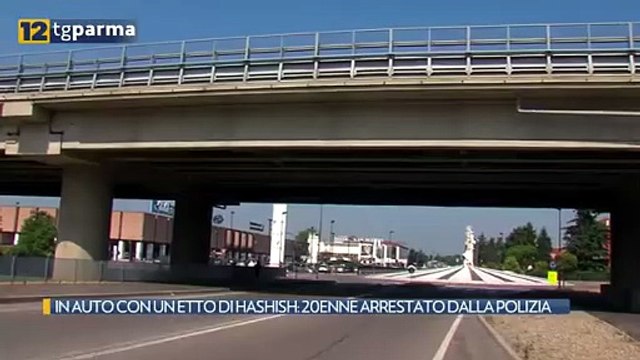 IN AUTO CON UN ETTO DI HASHISH: 20ENNE ARRESTATO DALLA POLIZIA