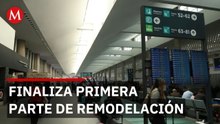 Claudia Sheinbaum realiza la entrega de la primera fase de la remodelación del AICM