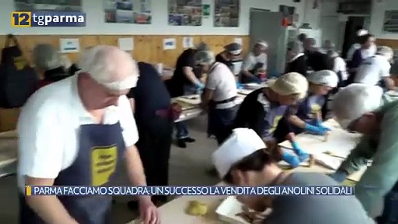 PARMA FACCIAMO SQUADRA: UN SUCCESSO LA VENDITA DEGLI ANOLINI SOLIDALI