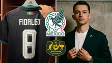 Álvaro Fidalgo estrena dorsal con el número 8 para el México - Australia