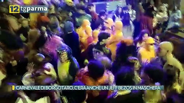CARNEVALE DI BORGOTARO, C'ERA ANCHE L'ALTER EGO DI JEFF BEZOS | CARNEVALE DI BORGOTARO, C'ERA ANCHE L'ALTER EGO DI JEFF BEZOS