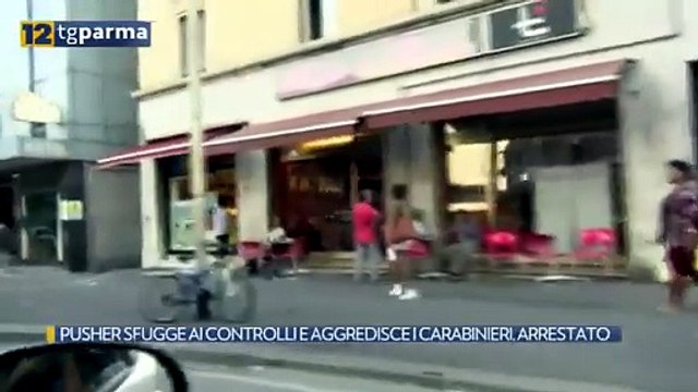 PUSHER SFUGGE AI CONTROLLI E AGGREDISCE I CARABINIERI, ARRESTATO