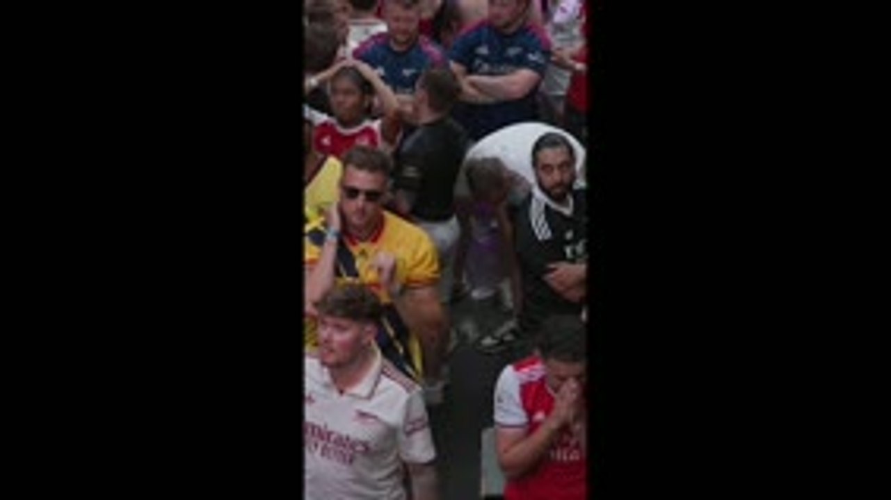 Finale - La détresse des fans d'Arsenal après la défaite aux tirs au but