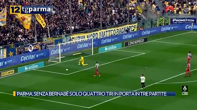 PARMA, SENZA BERNABÈ SOLO QUATTRO TIRI IN PORTA IN TRE PARTITE | PARMA, SENZA BERNABÈ SOLO QUATTRO TIRI IN PORTA IN TRE PARTITE