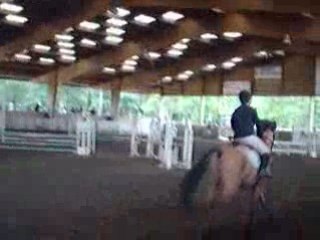 Moi, sur les obstacles 10 et 11