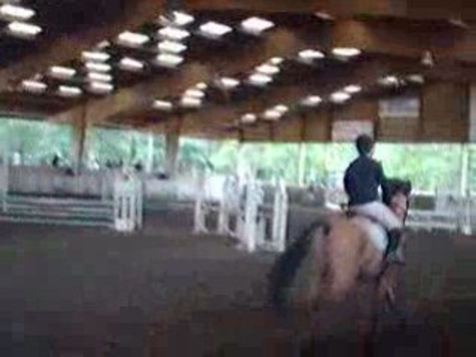 Moi, sur les obstacles 10 et 11