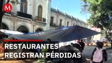 El plantón de la Sección 22 ahuyenta al turismo y paraliza el comercio local en Oaxaca