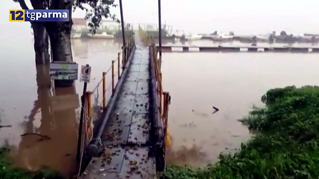 LA PIENA DEL FIUME PO LASCIA IL PARMENSE, MA PIOVE ANCORA NEL BACINO PADANO