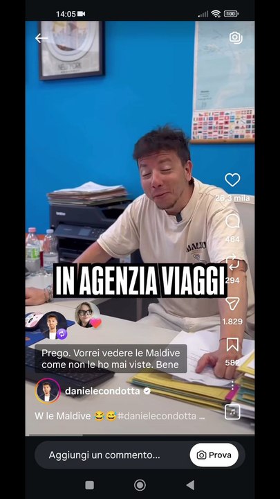 Daniele condotta story comica