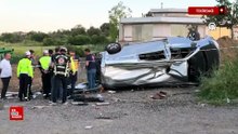Tekirdağ'da midibüsle hafif ticari aracın çarpıştığı kazada 1 kişi öldü