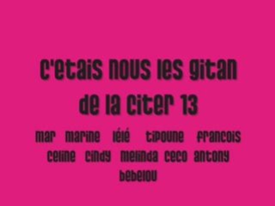 nous les gitan du cartier