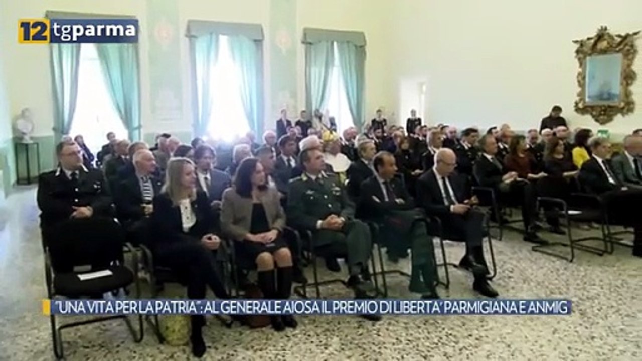 "UNA VITA PER LA PATRIA": AL GENERALE AIOSA IL PREMIO DI LIBERTA' PARMIGIANA E ANMIG