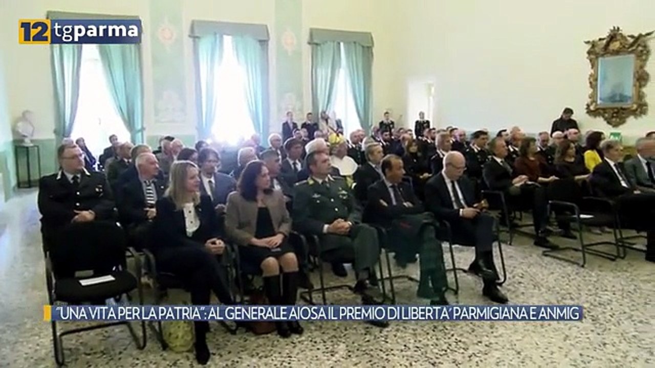 "UNA VITA PER LA PATRIA": AL GENERALE AIOSA IL PREMIO DI LIBERTA' PARMIGIANA E ANMIG