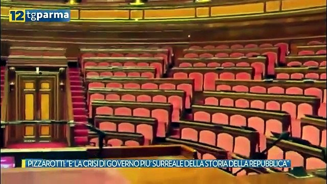 PIZZAROTTI: E' LA CRISI DI GOVERNO PIU' SURREALE DELLA STORIA DELLA REPUBBLICA