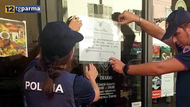 DOPO ARRESTO DI SPACCIATORE, IL QUESTORE CHIUDE PER DIECI GIORNI GUSTOPARMA