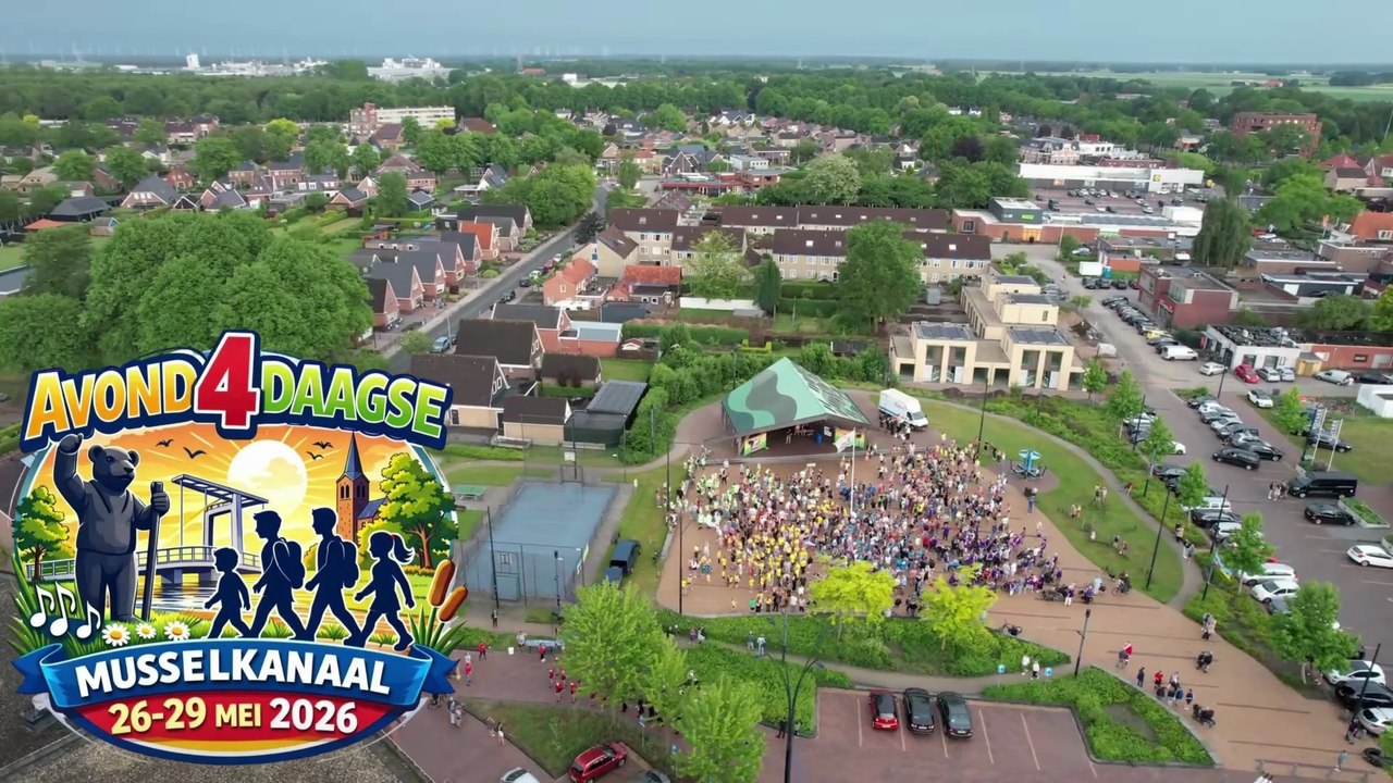 Drone avondvierdaagse Musselkanaal 2026